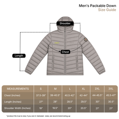 Men's Packable Down Jacket — Explore Magazine Edition
