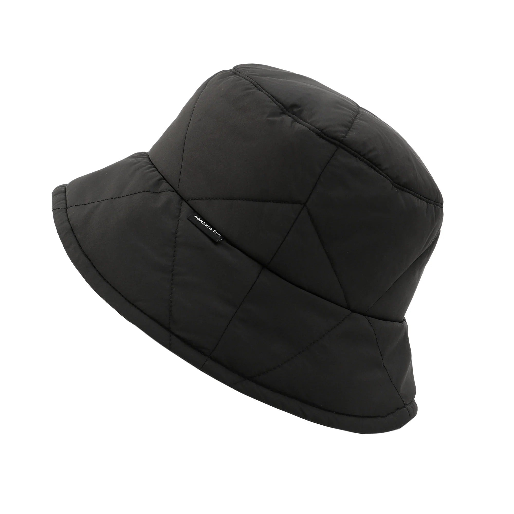 Black Bucket hat Classic Basic Design Breathable unisex style foldable L/XL