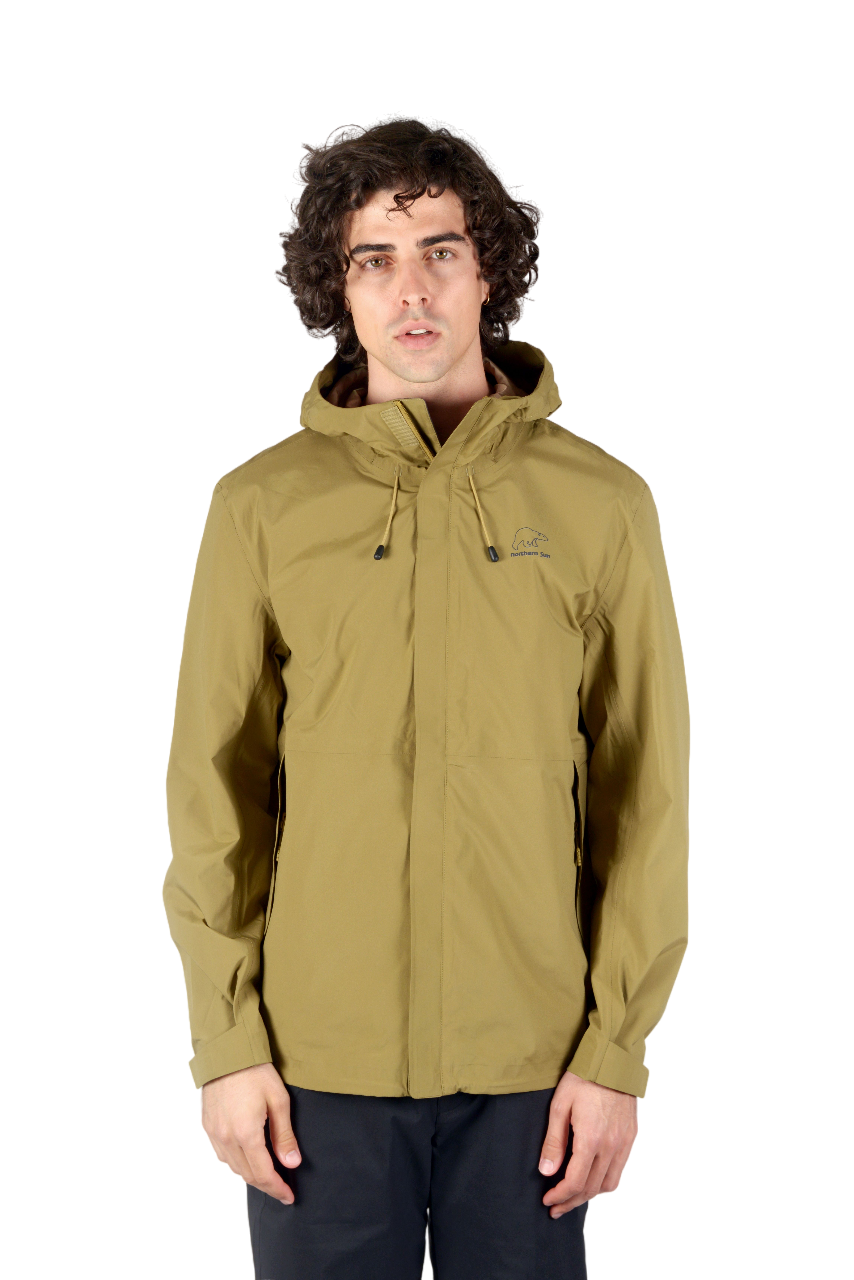 Mens khaki rain jacket online