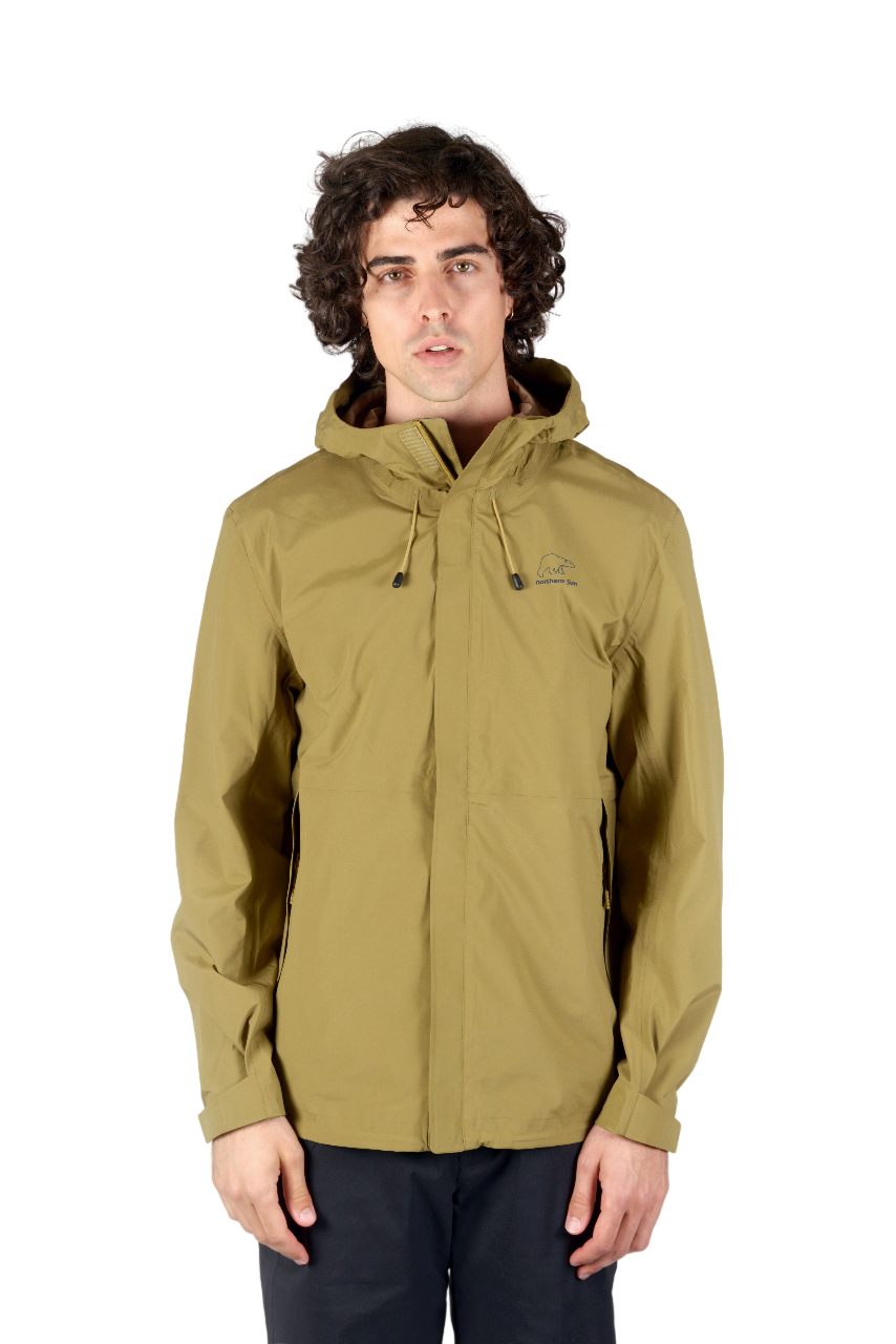 Mens khaki rain jacket clearance